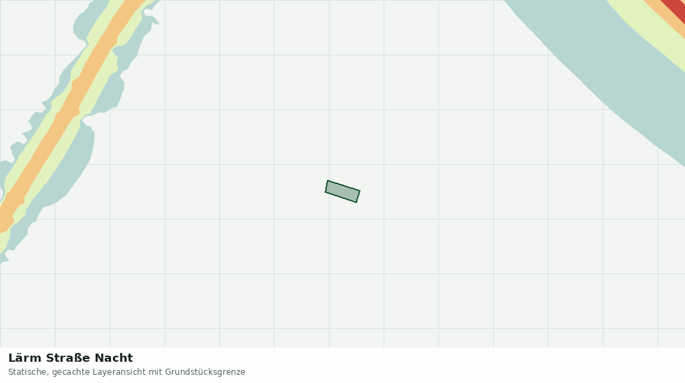 Statische Kartenansicht: Lärm Straße Nacht