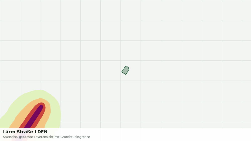 Statische Kartenansicht: Lärm Straße LDEN