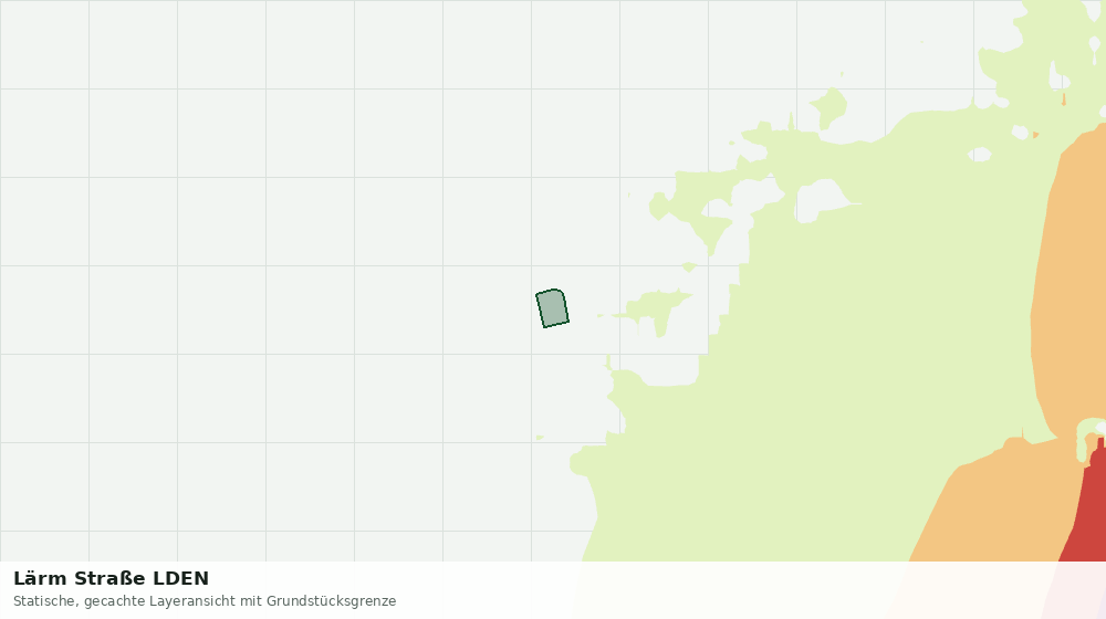 Statische Kartenansicht: Lärm Straße LDEN