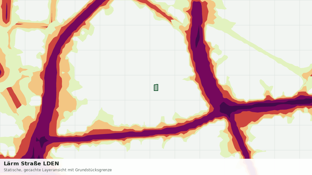 Statische Kartenansicht: Lärm Straße LDEN