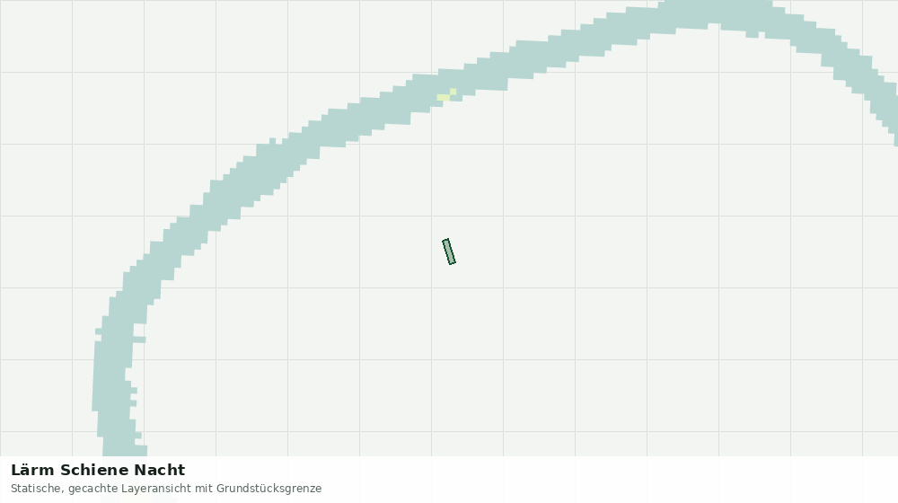 Statische Kartenansicht: Lärm Schiene Nacht