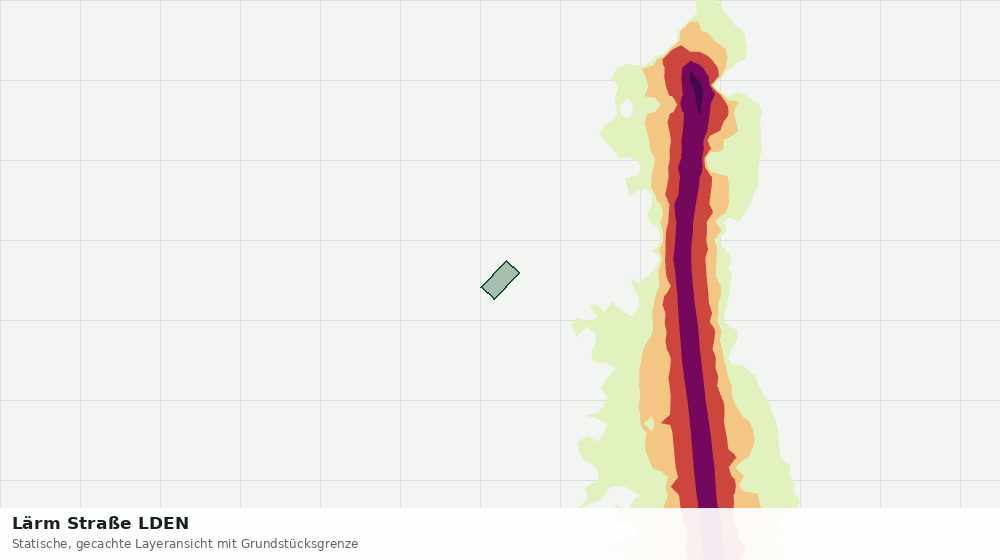Statische Kartenansicht: Lärm Straße LDEN