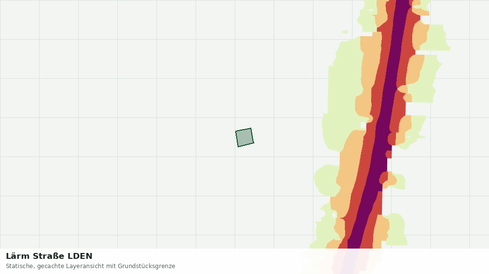 Statische Kartenansicht: Lärm Straße LDEN