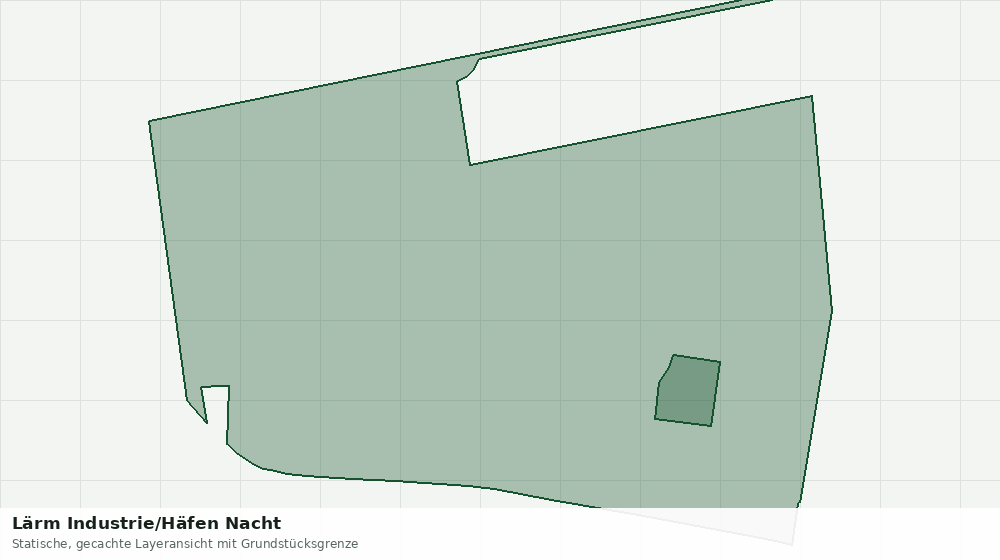 Statische Kartenansicht: Lärm Industrie/Häfen Nacht