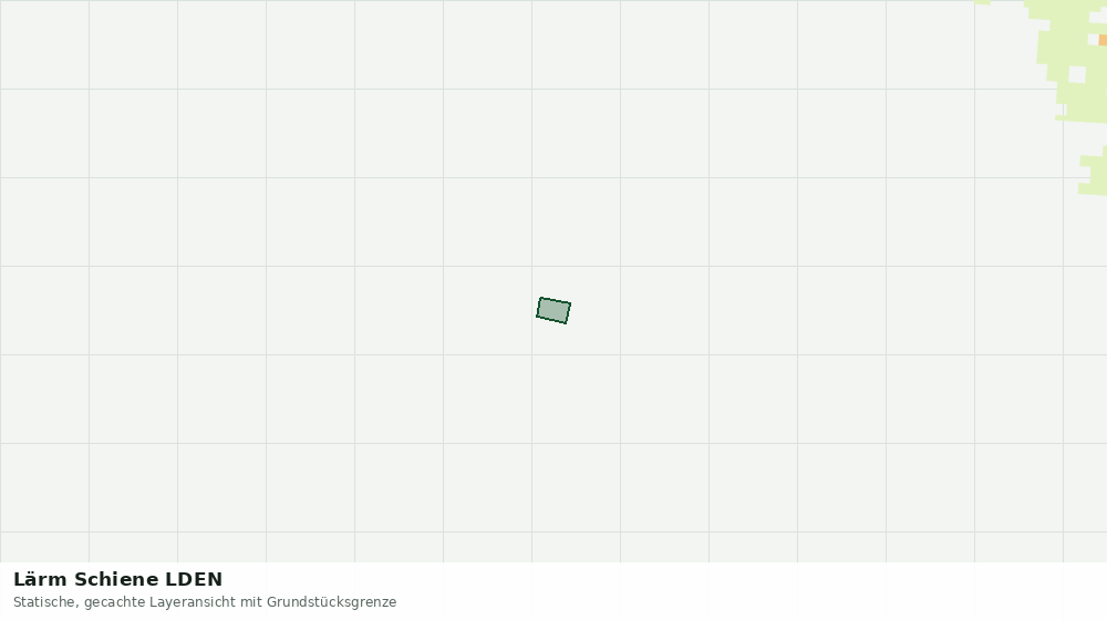 Statische Kartenansicht: Lärm Schiene LDEN