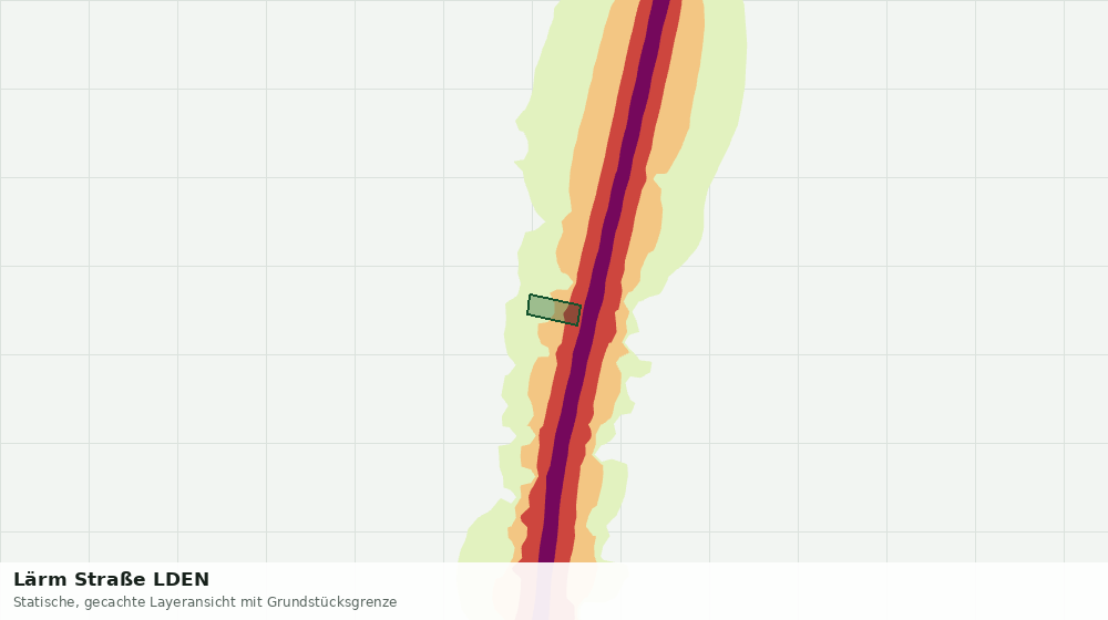 Statische Kartenansicht: Lärm Straße LDEN