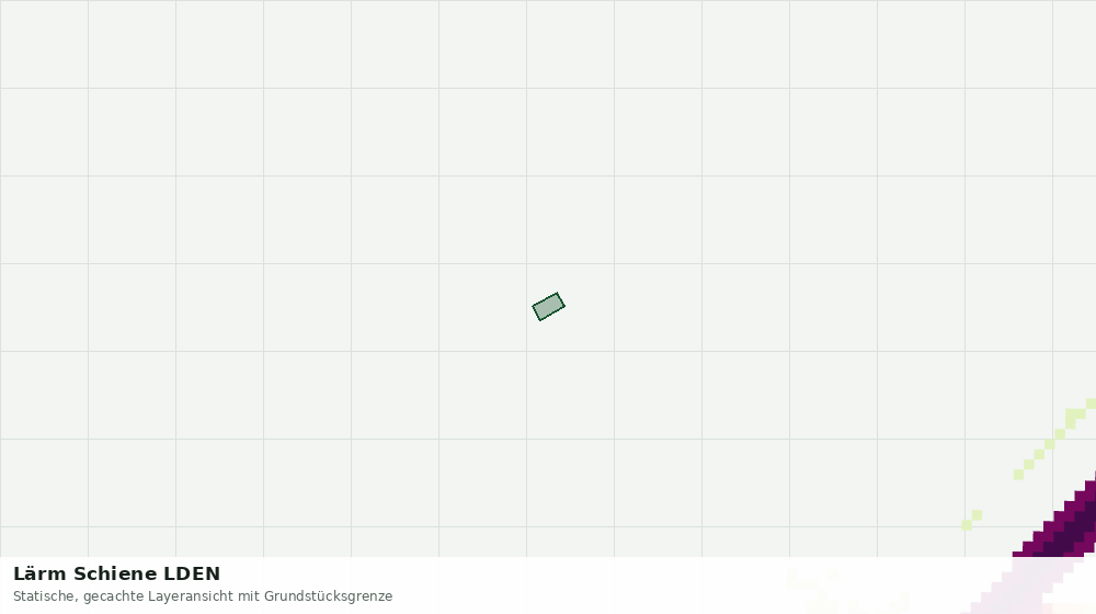 Statische Kartenansicht: Lärm Schiene LDEN