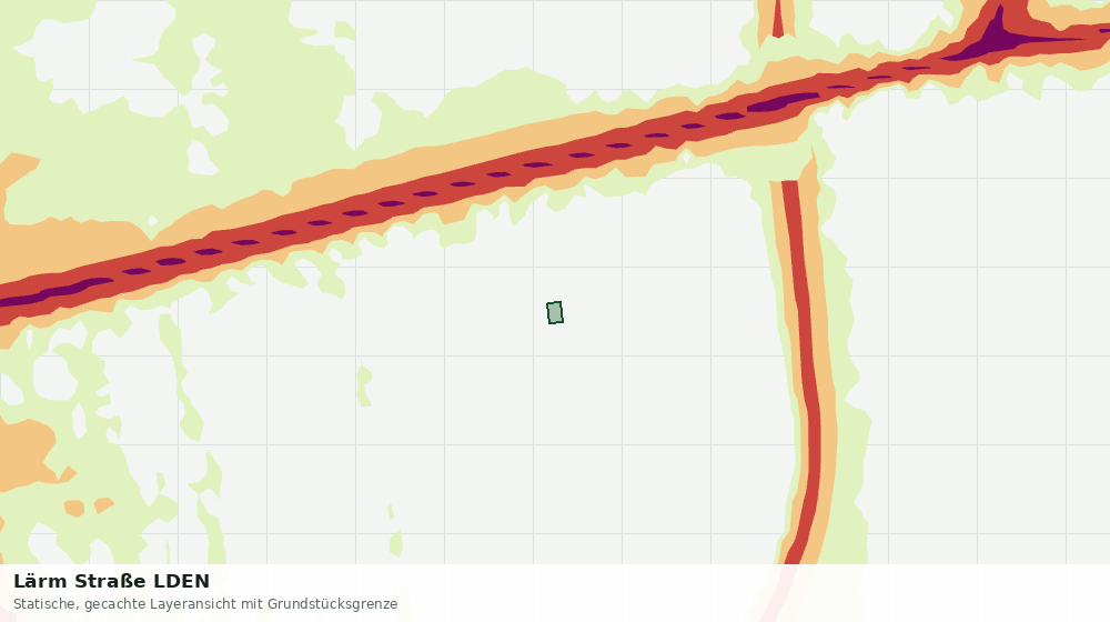 Statische Kartenansicht: Lärm Straße LDEN
