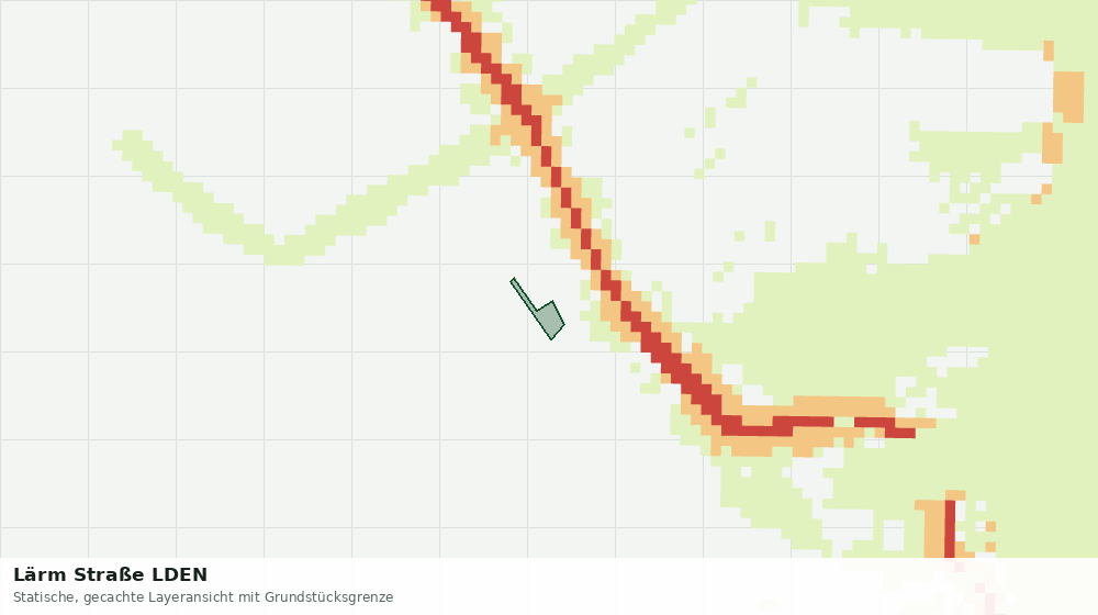 Statische Kartenansicht: Lärm Straße LDEN