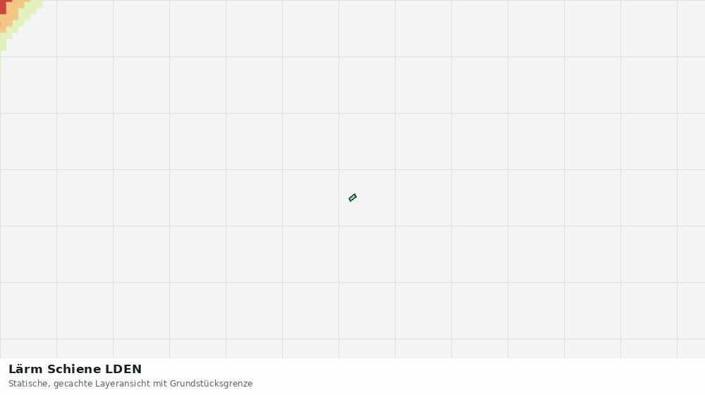 Statische Kartenansicht: Lärm Schiene LDEN
