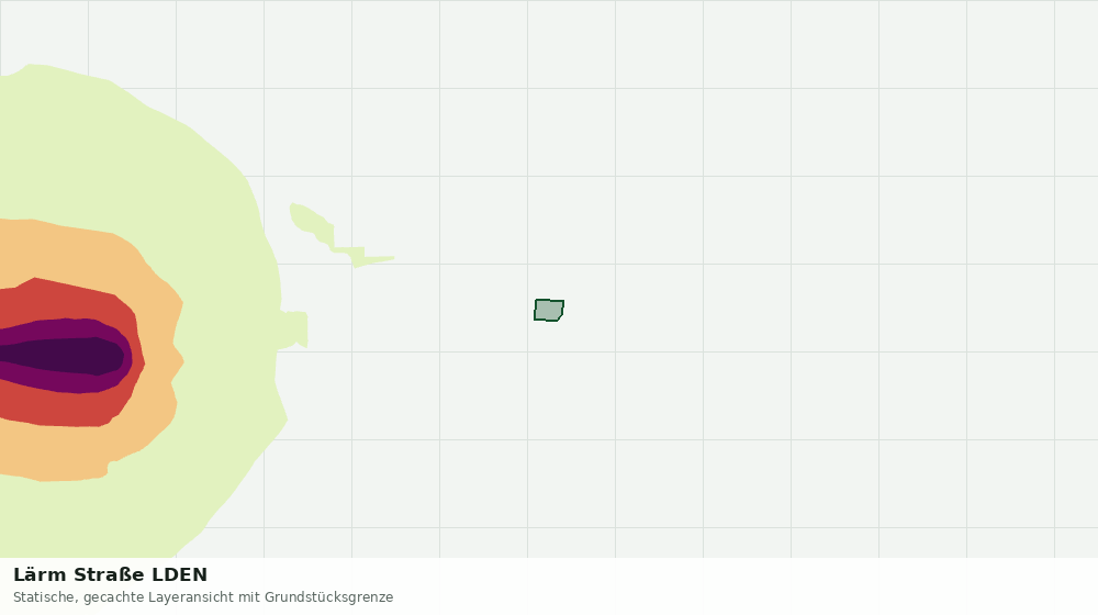 Statische Kartenansicht: Lärm Straße LDEN