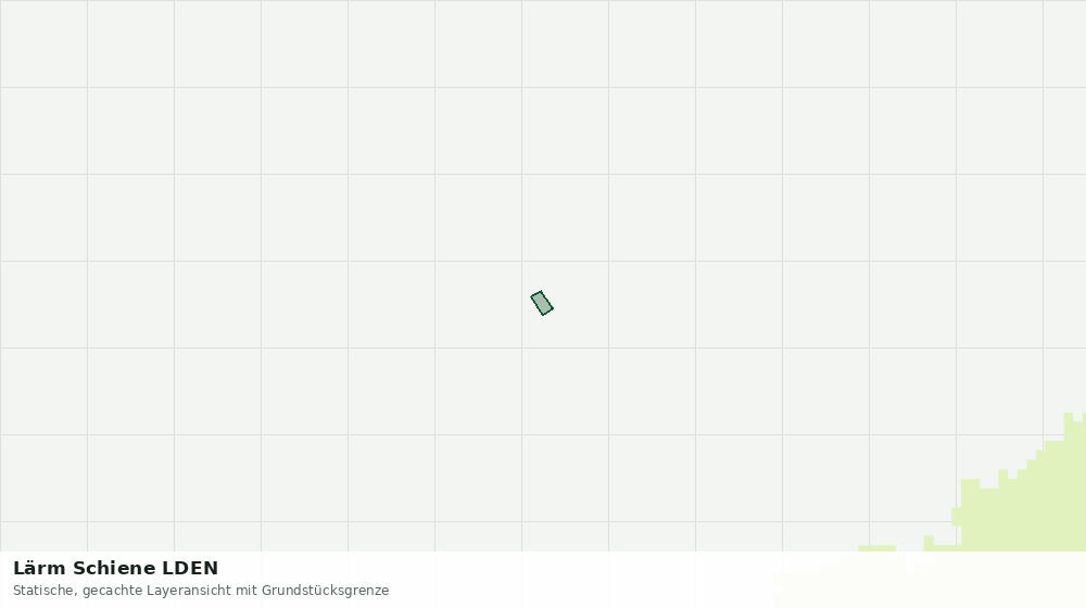Statische Kartenansicht: Lärm Schiene LDEN