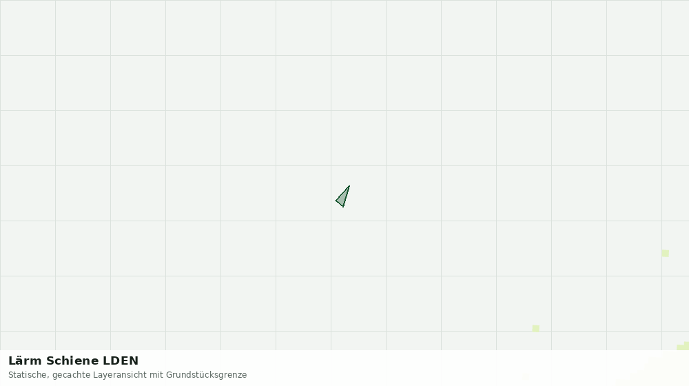 Statische Kartenansicht: Lärm Schiene LDEN
