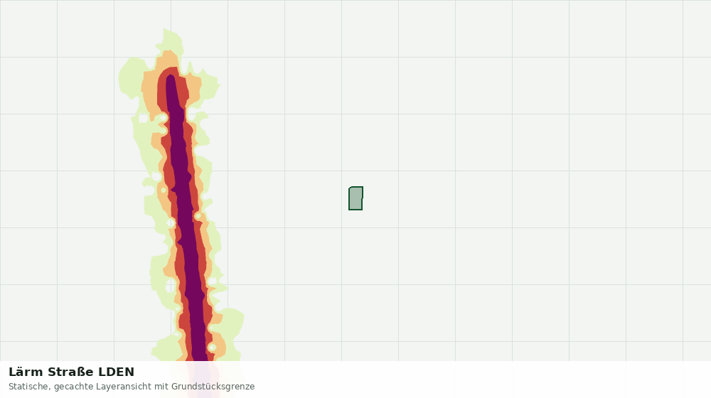 Statische Kartenansicht: Lärm Straße LDEN