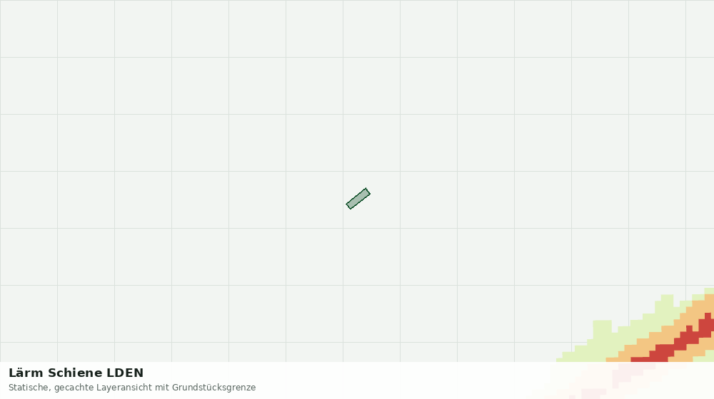 Statische Kartenansicht: Lärm Schiene LDEN