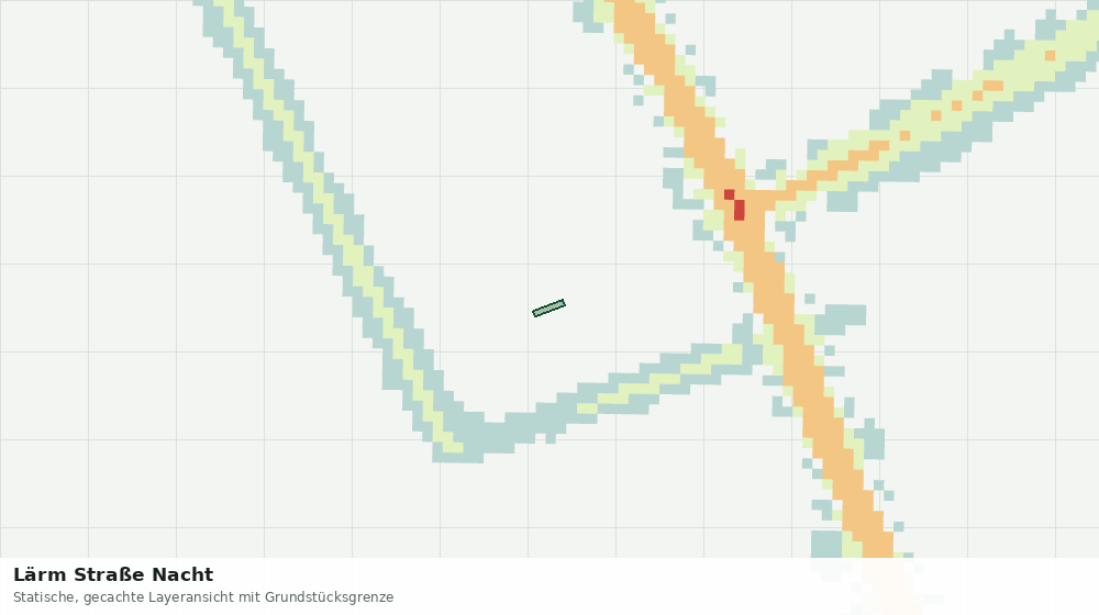 Statische Kartenansicht: Lärm Straße Nacht