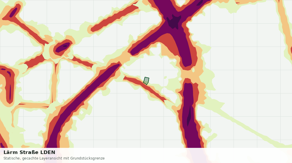 Statische Kartenansicht: Lärm Straße LDEN