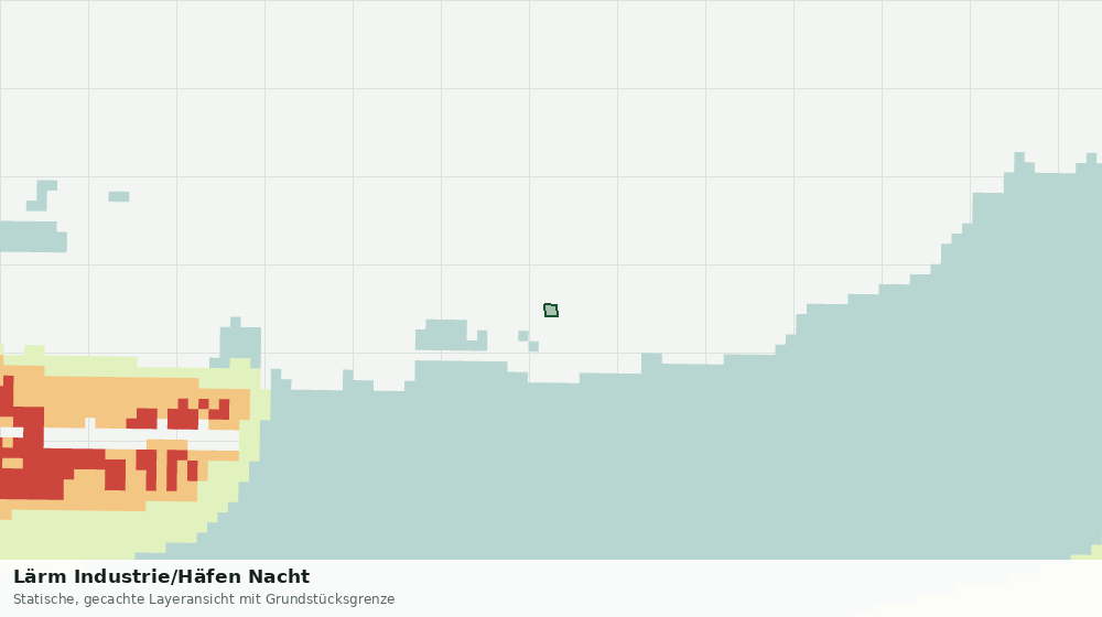 Statische Kartenansicht: Lärm Industrie/Häfen Nacht