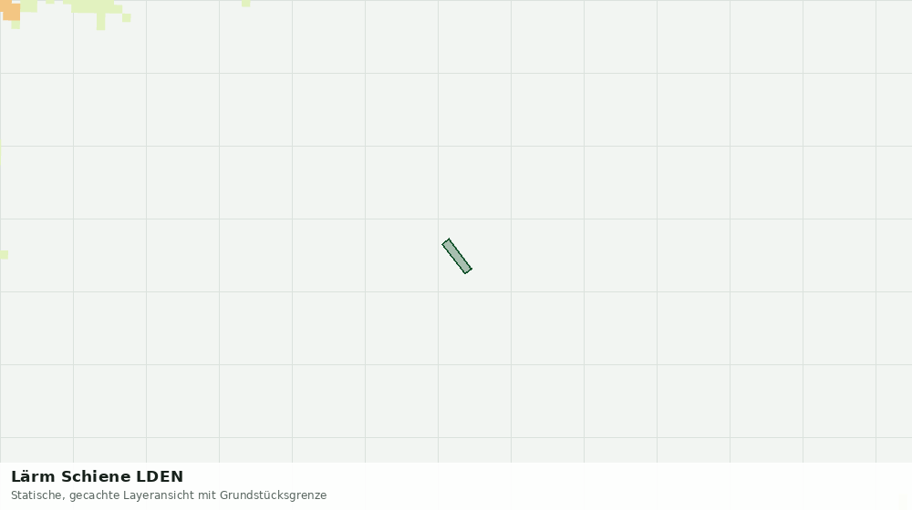 Statische Kartenansicht: Lärm Schiene LDEN