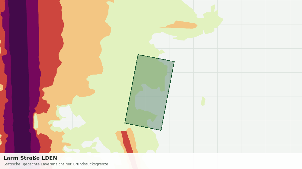 Statische Kartenansicht: Lärm Straße LDEN