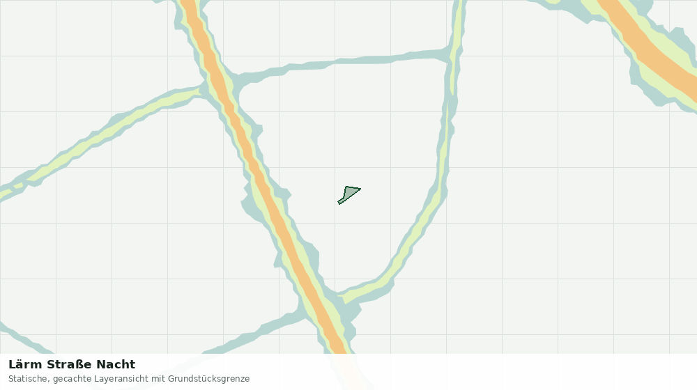 Statische Kartenansicht: Lärm Straße Nacht