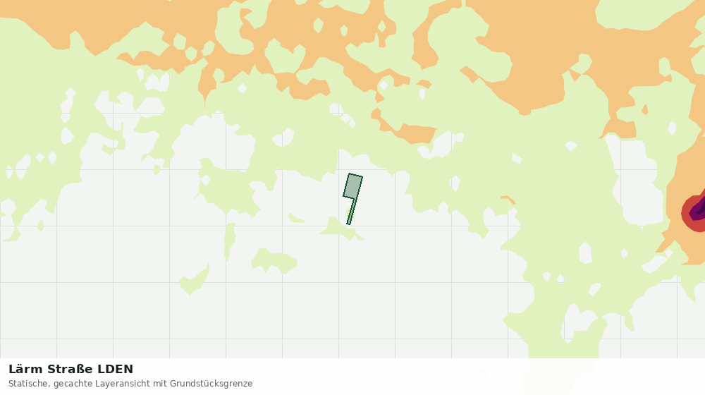 Statische Kartenansicht: Lärm Straße LDEN