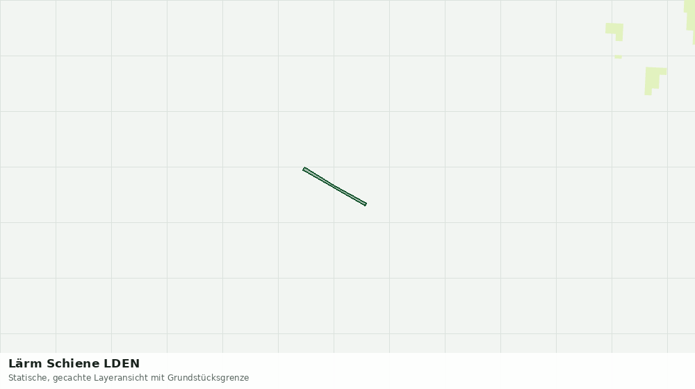 Statische Kartenansicht: Lärm Schiene LDEN