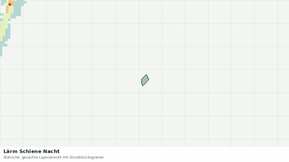 Statische Kartenansicht: Lärm Schiene Nacht