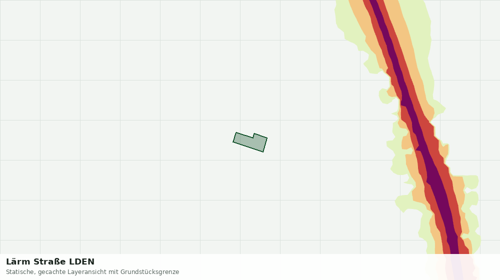 Statische Kartenansicht: Lärm Straße LDEN