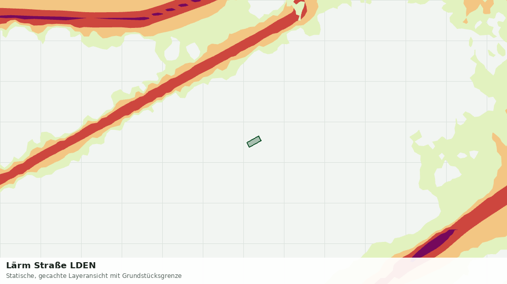 Statische Kartenansicht: Lärm Straße LDEN