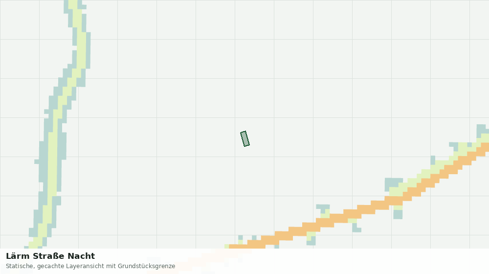 Statische Kartenansicht: Lärm Straße Nacht