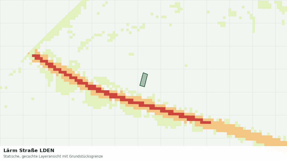 Statische Kartenansicht: Lärm Straße LDEN