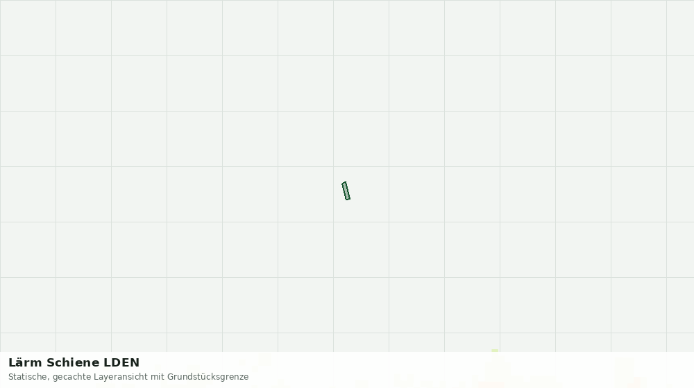 Statische Kartenansicht: Lärm Schiene LDEN