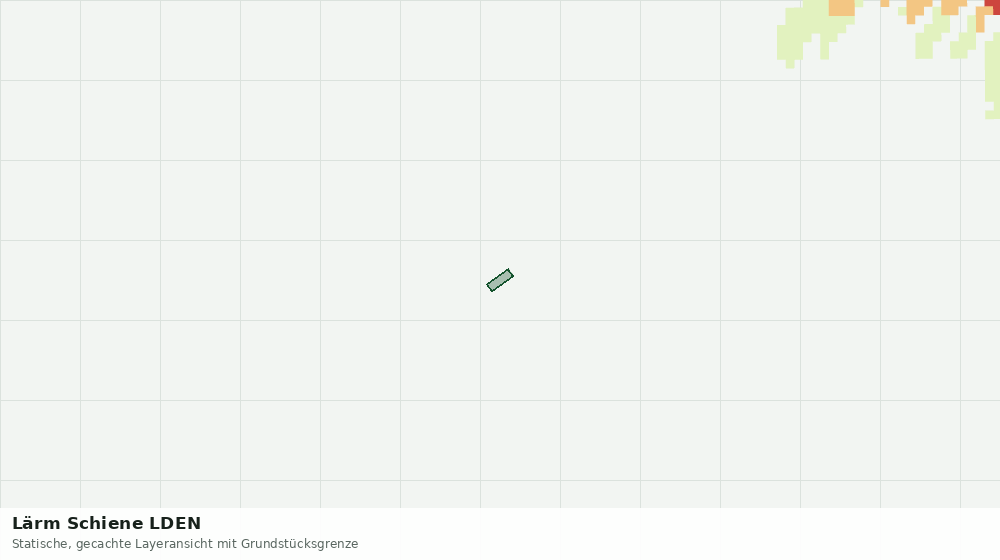 Statische Kartenansicht: Lärm Schiene LDEN
