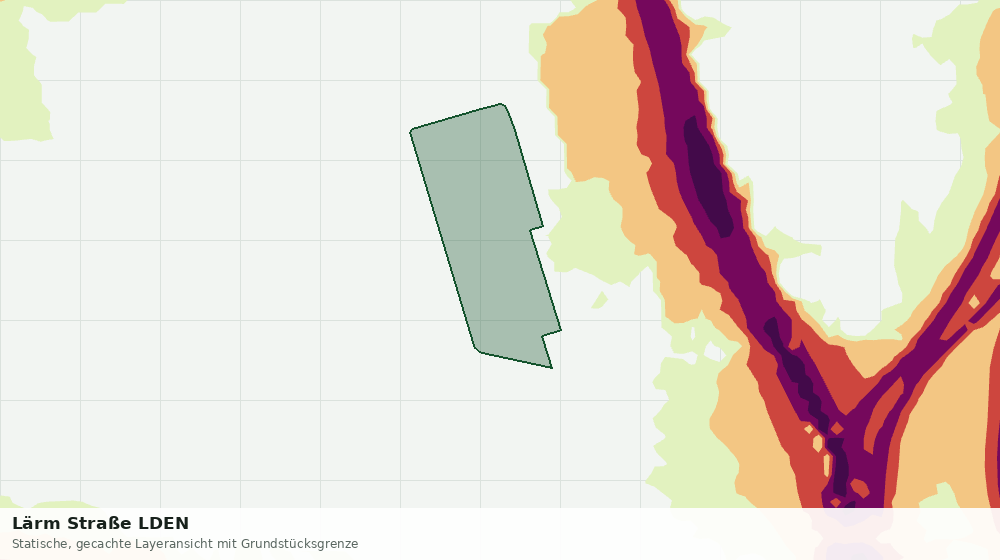 Statische Kartenansicht: Lärm Straße LDEN