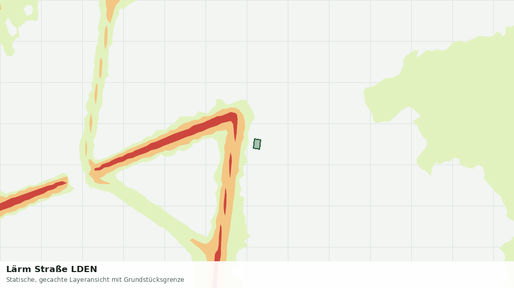 Statische Kartenansicht: Lärm Straße LDEN