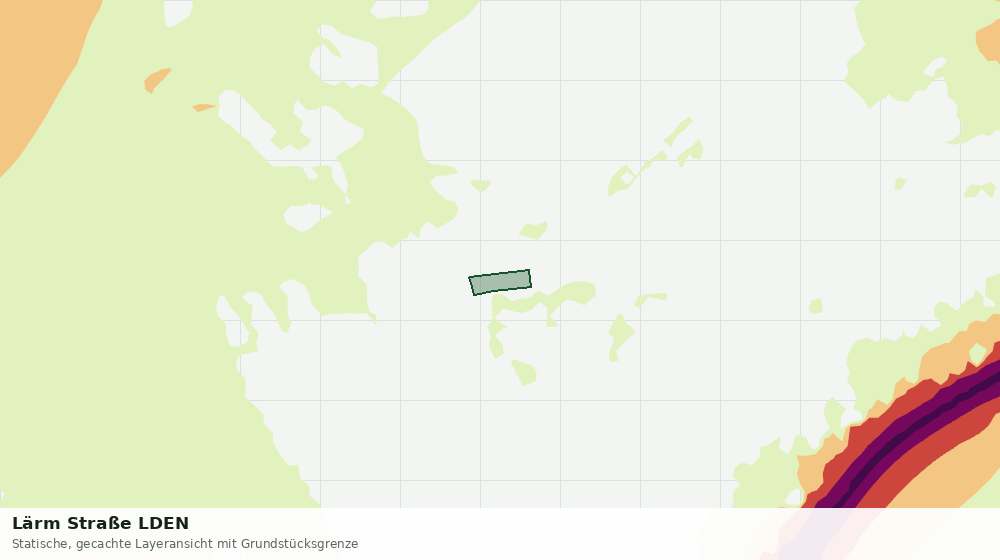 Statische Kartenansicht: Lärm Straße LDEN