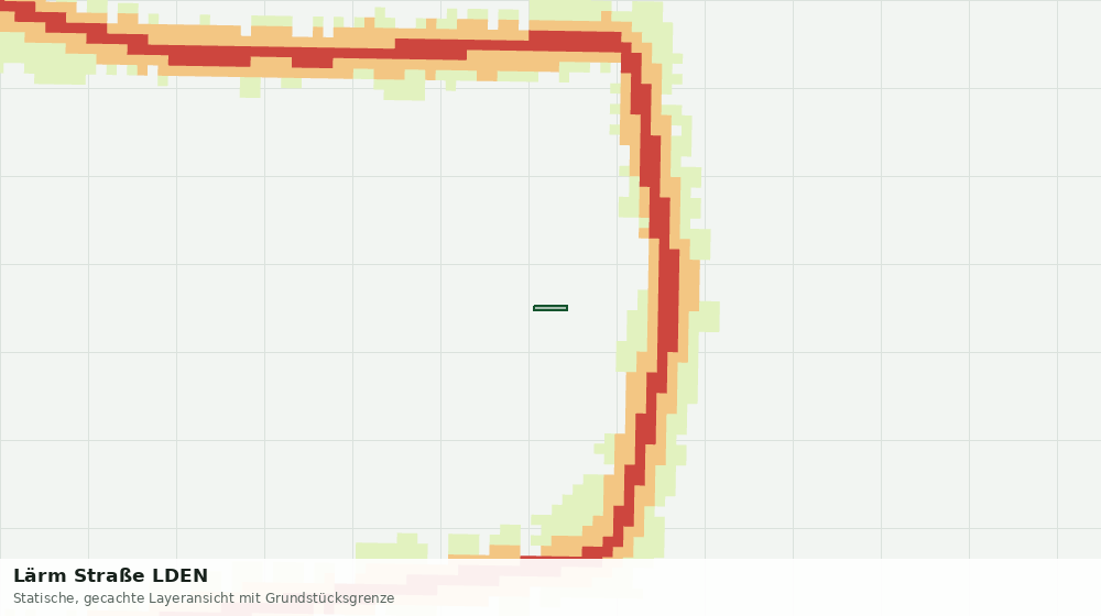Statische Kartenansicht: Lärm Straße LDEN