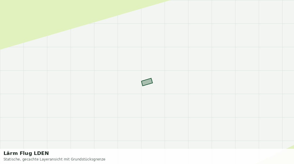 Statische Kartenansicht: Lärm Flug LDEN