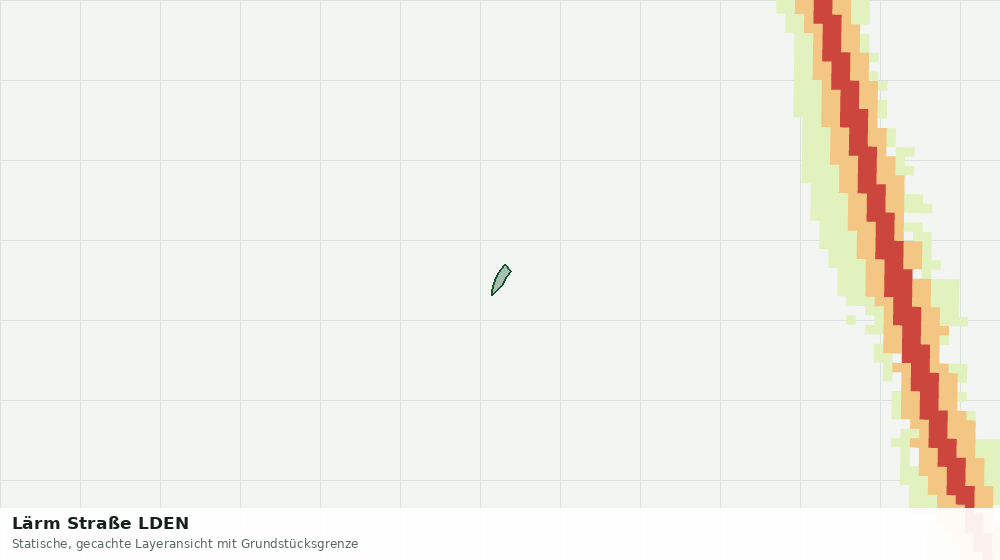Statische Kartenansicht: Lärm Straße LDEN