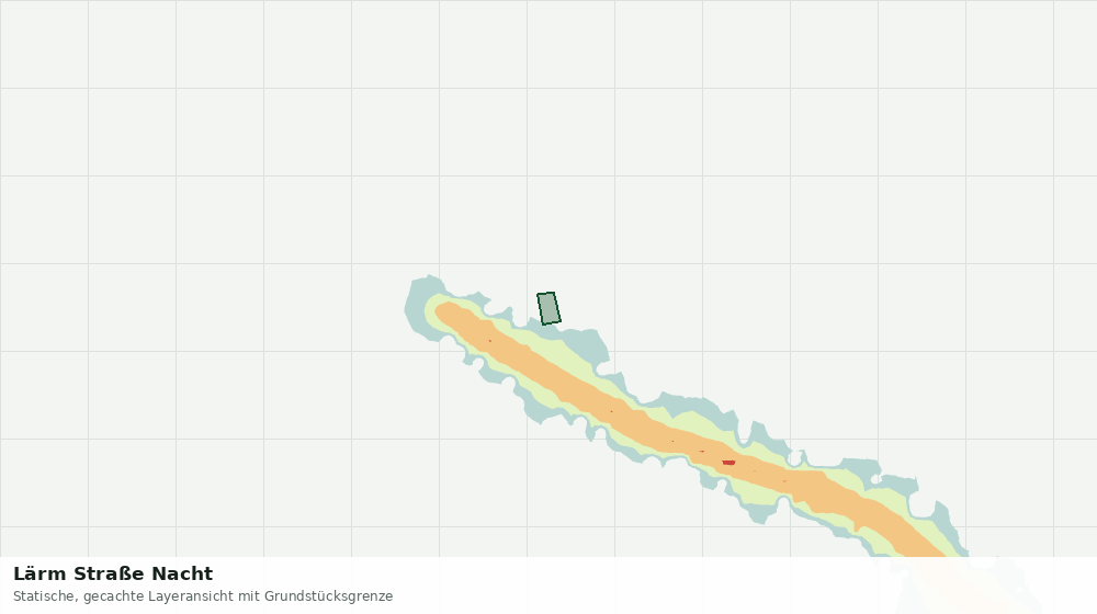 Statische Kartenansicht: Lärm Straße Nacht