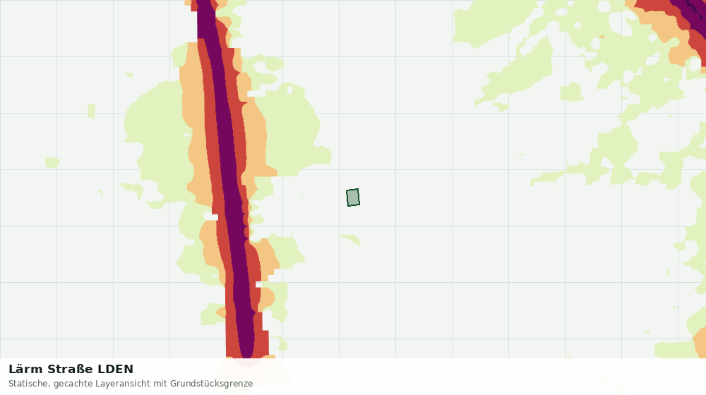 Statische Kartenansicht: Lärm Straße LDEN