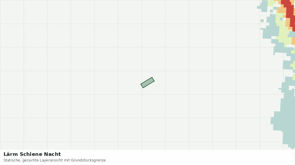 Statische Kartenansicht: Lärm Schiene Nacht