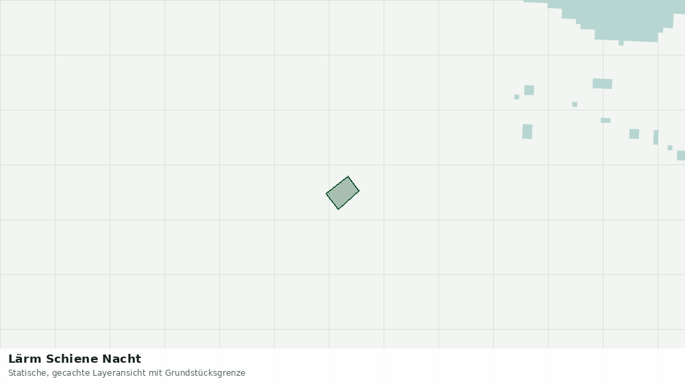 Statische Kartenansicht: Lärm Schiene Nacht