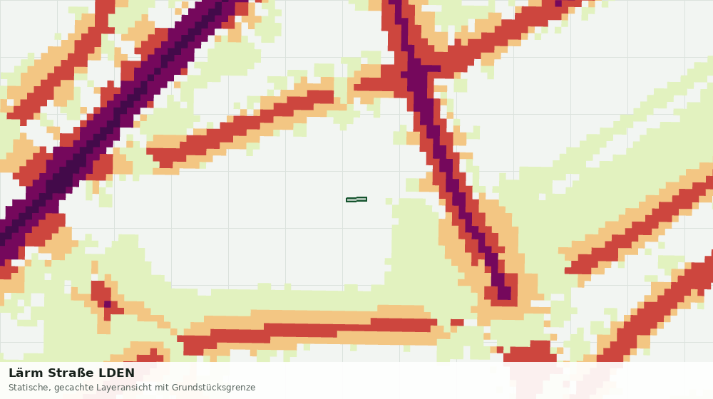 Statische Kartenansicht: Lärm Straße LDEN