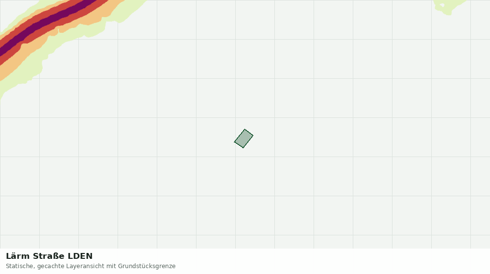 Statische Kartenansicht: Lärm Straße LDEN