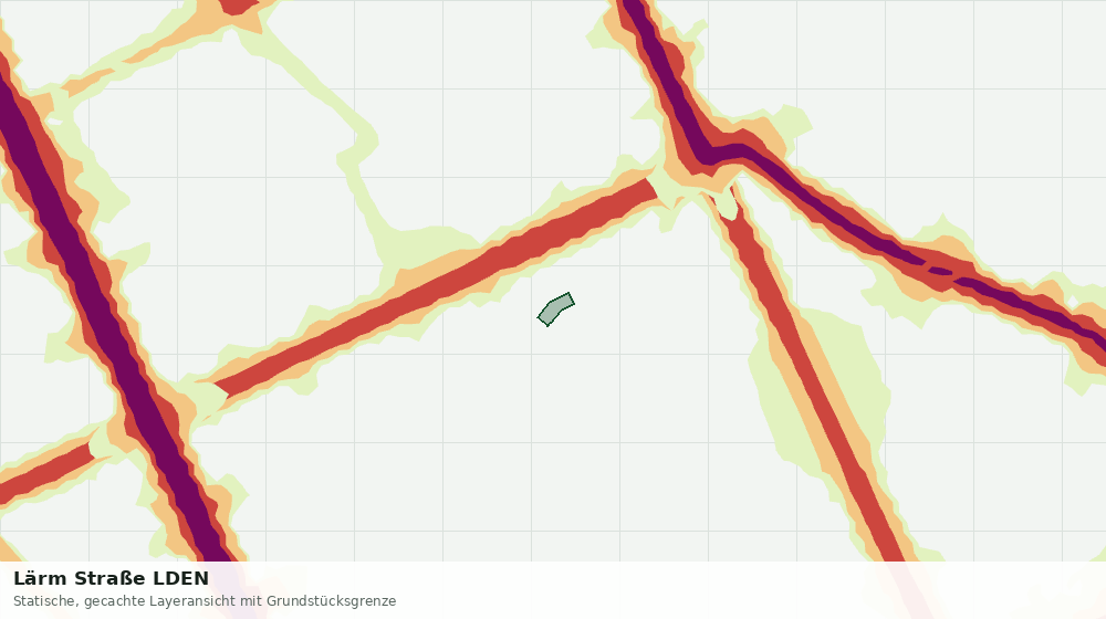 Statische Kartenansicht: Lärm Straße LDEN