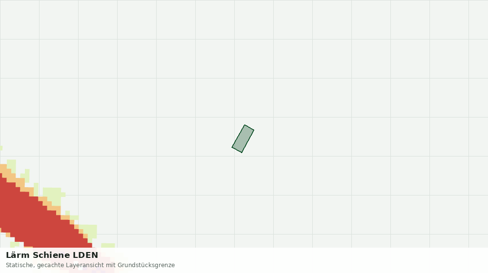 Statische Kartenansicht: Lärm Schiene LDEN