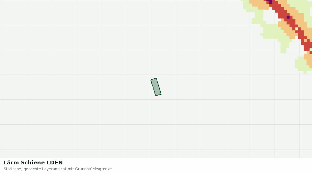 Statische Kartenansicht: Lärm Schiene LDEN