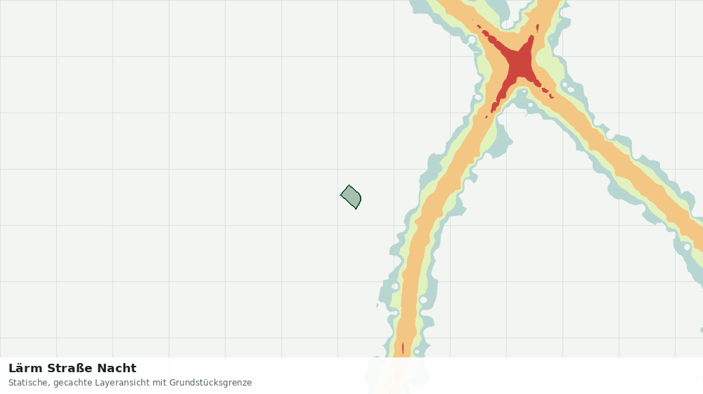 Statische Kartenansicht: Lärm Straße Nacht